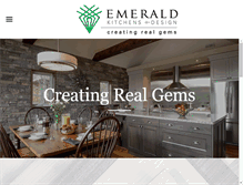 Tablet Screenshot of emeraldkitchens.ca